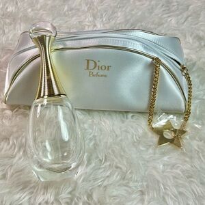 Dior Parfums Gold Star Cosmetics Bag